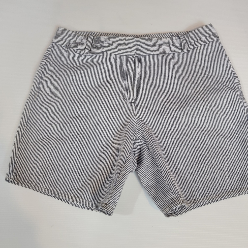 Talbot Women's Summer Shorts Size 2 Blue Stripes EUC. mb